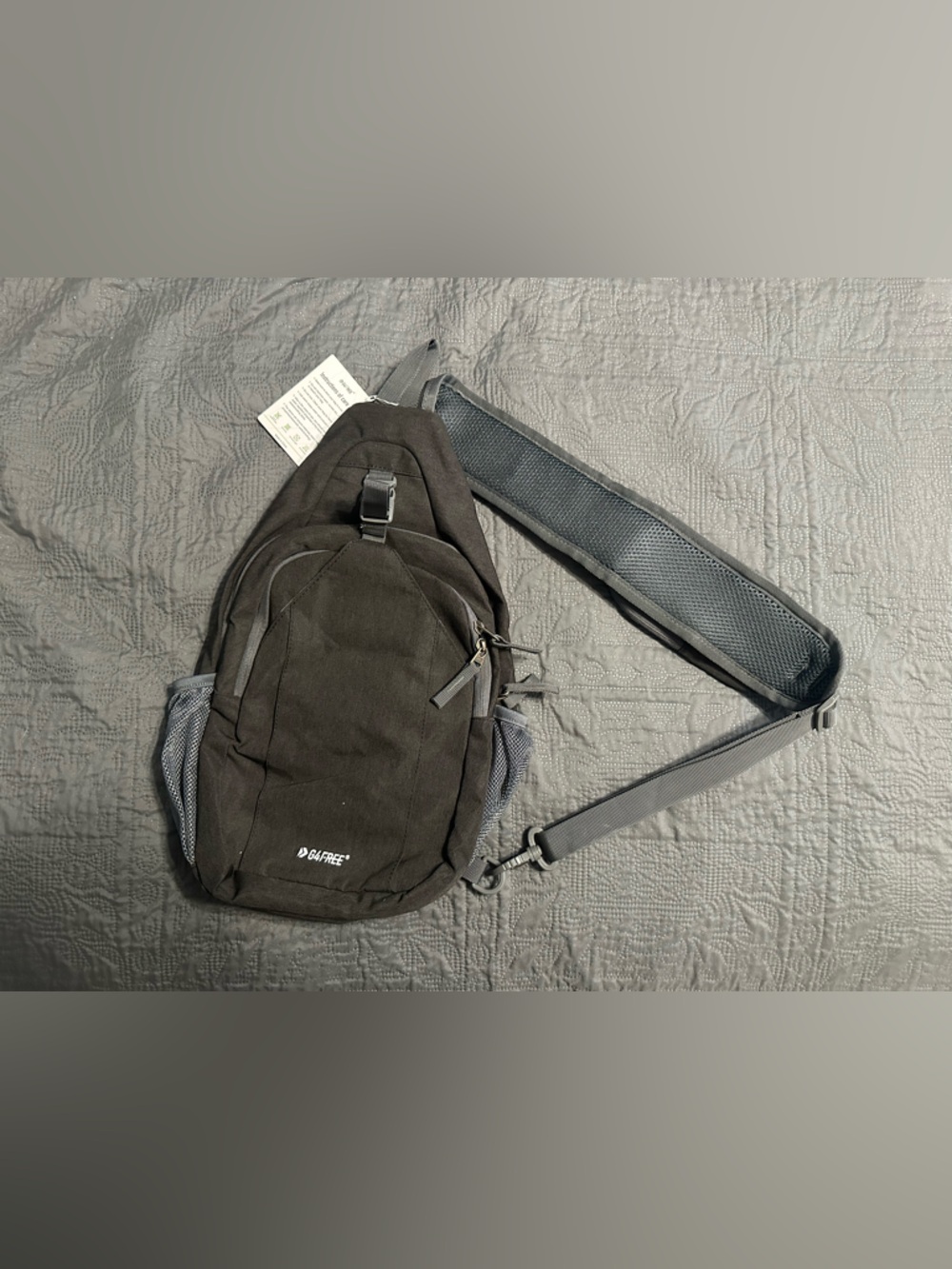 DAKFRE Black Men's Sling Backpack - Lightweight Everyday Pack